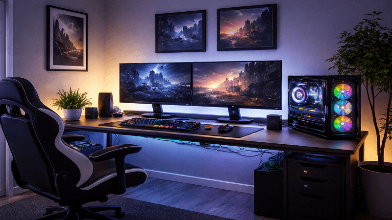 The “Respawn” Refresh: How a Weekend of Cable Management and Paint Touching-Up Revives Your Gaming Corner