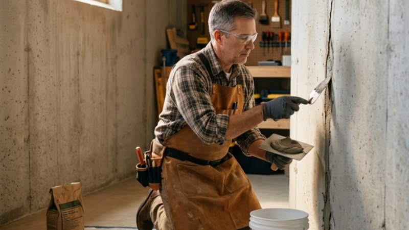 basement crack repair