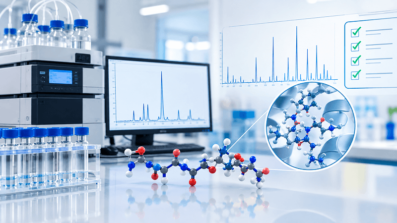 Chromatographic Purity Benchmarks and Structural Verification of Novel Synthetic Peptides
