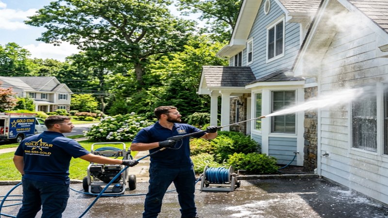 Pressure Washing Services in Roslyn